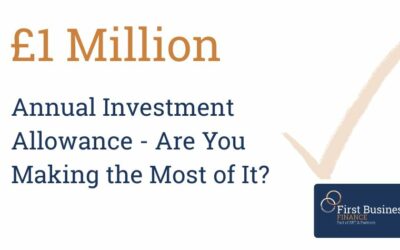 New Tax Year. Same £1 Million Annual Investment Allowance – Are You Making the Most of It?